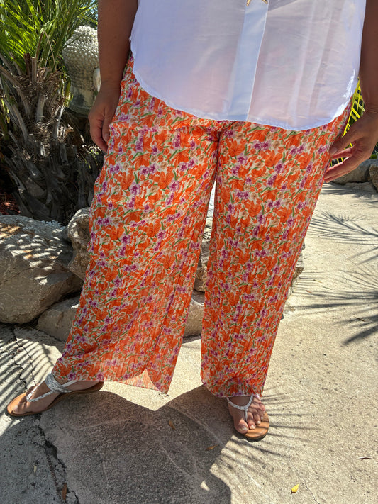 Pantalon Fleuris