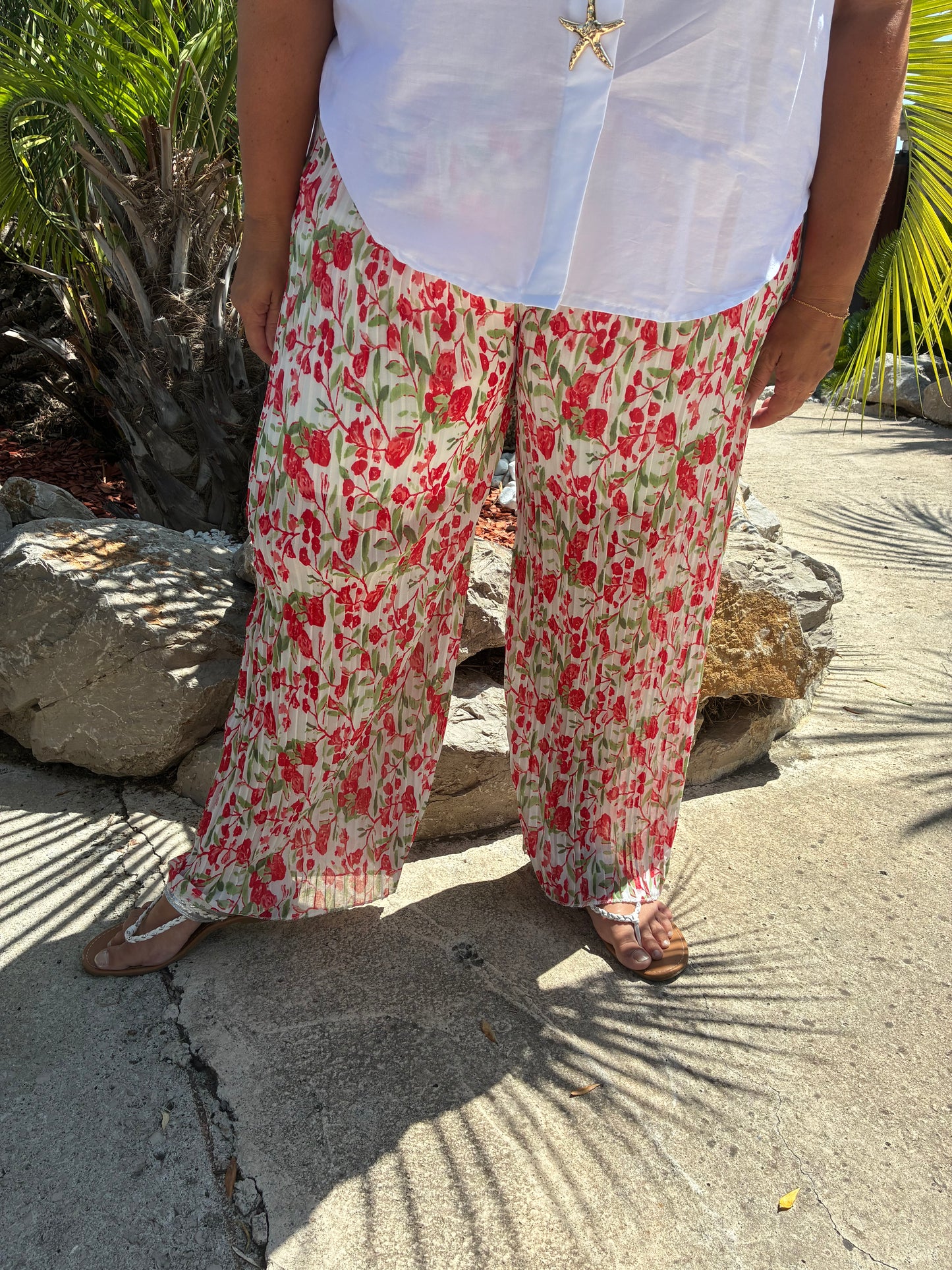 Pantalon Fleuris