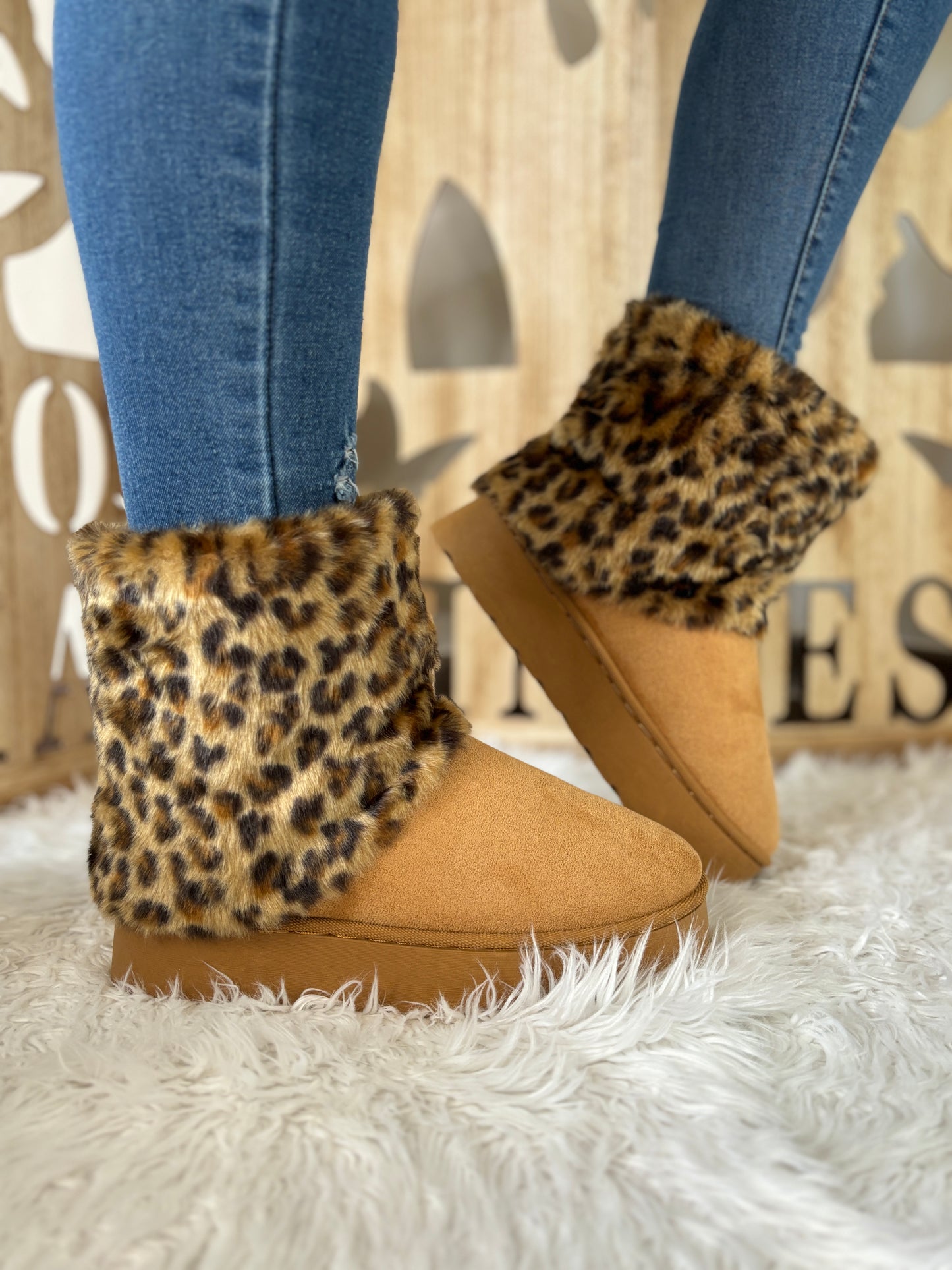 Bottines Leopard