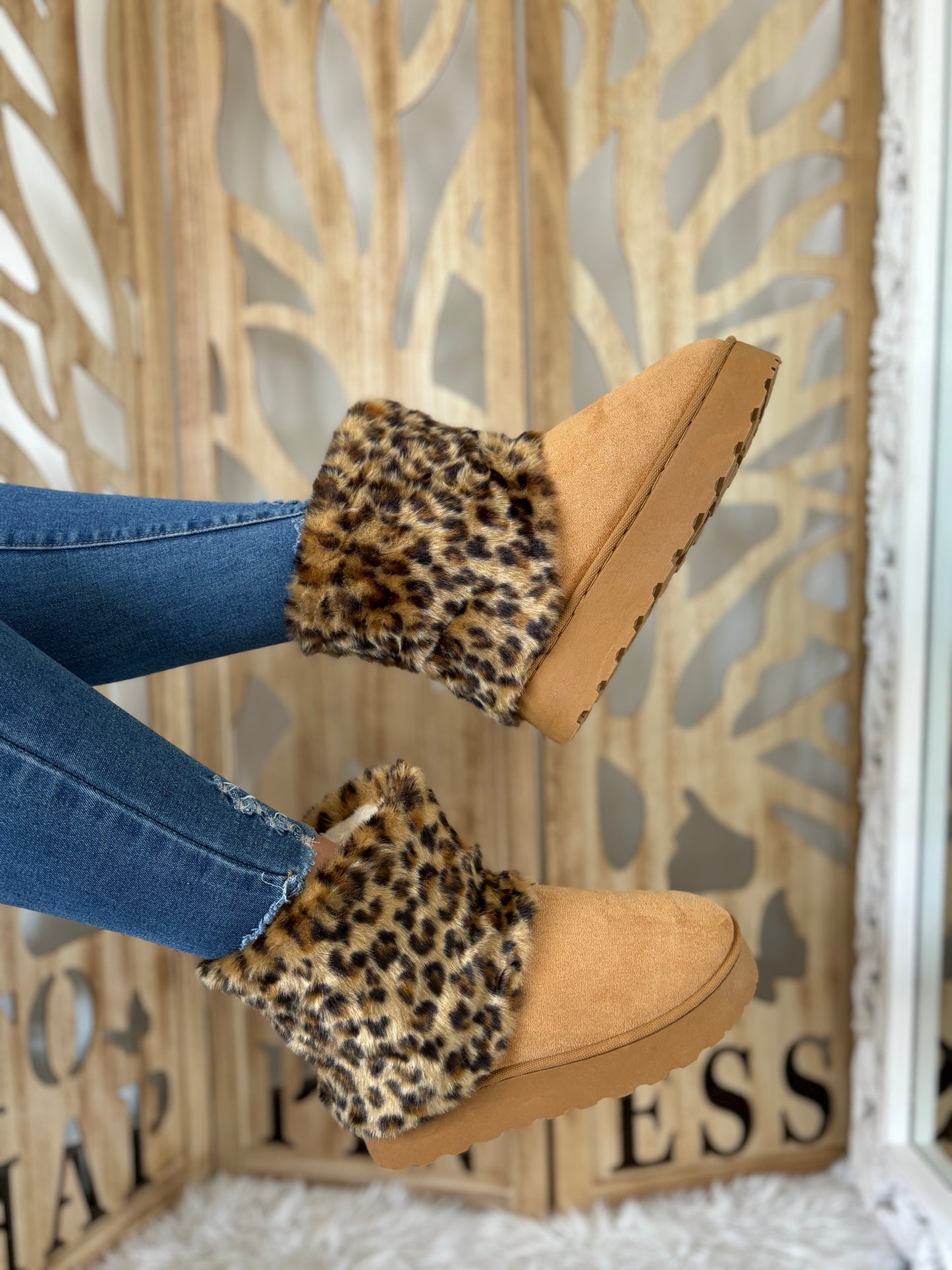 Bottines Leopard