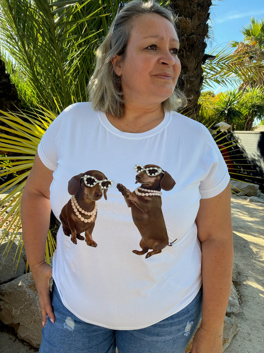 T-shirt Jumeaux