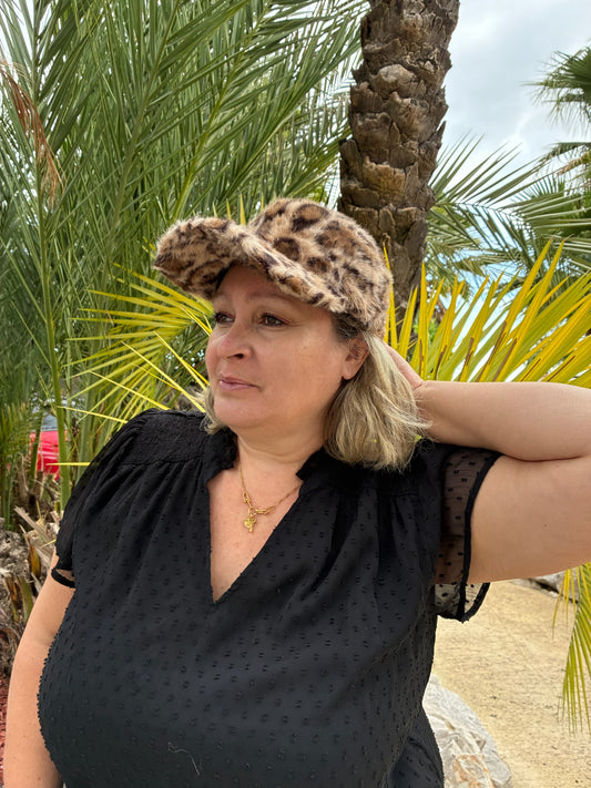 Casquettes Léopardé