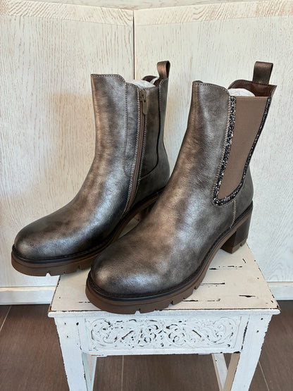 Bottines Satinées