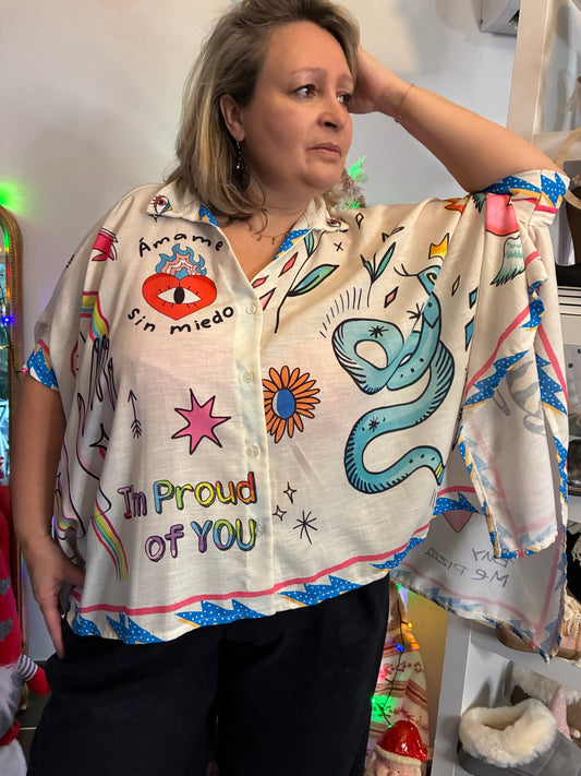 Chemise Poncho Positive