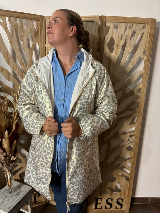 Imper Réversible Léopard