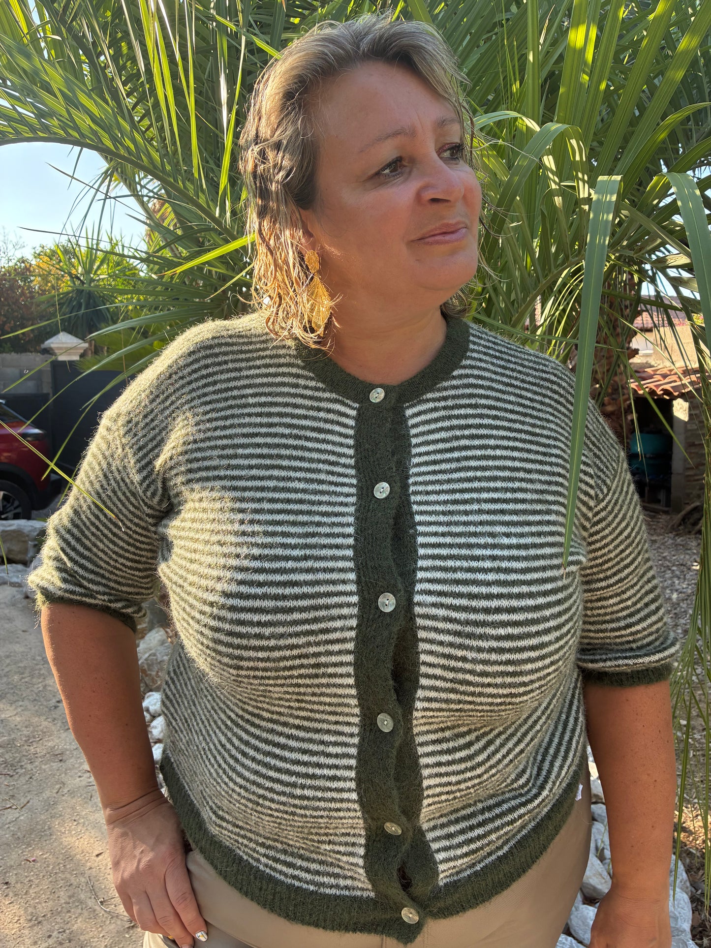 Gilet kaki