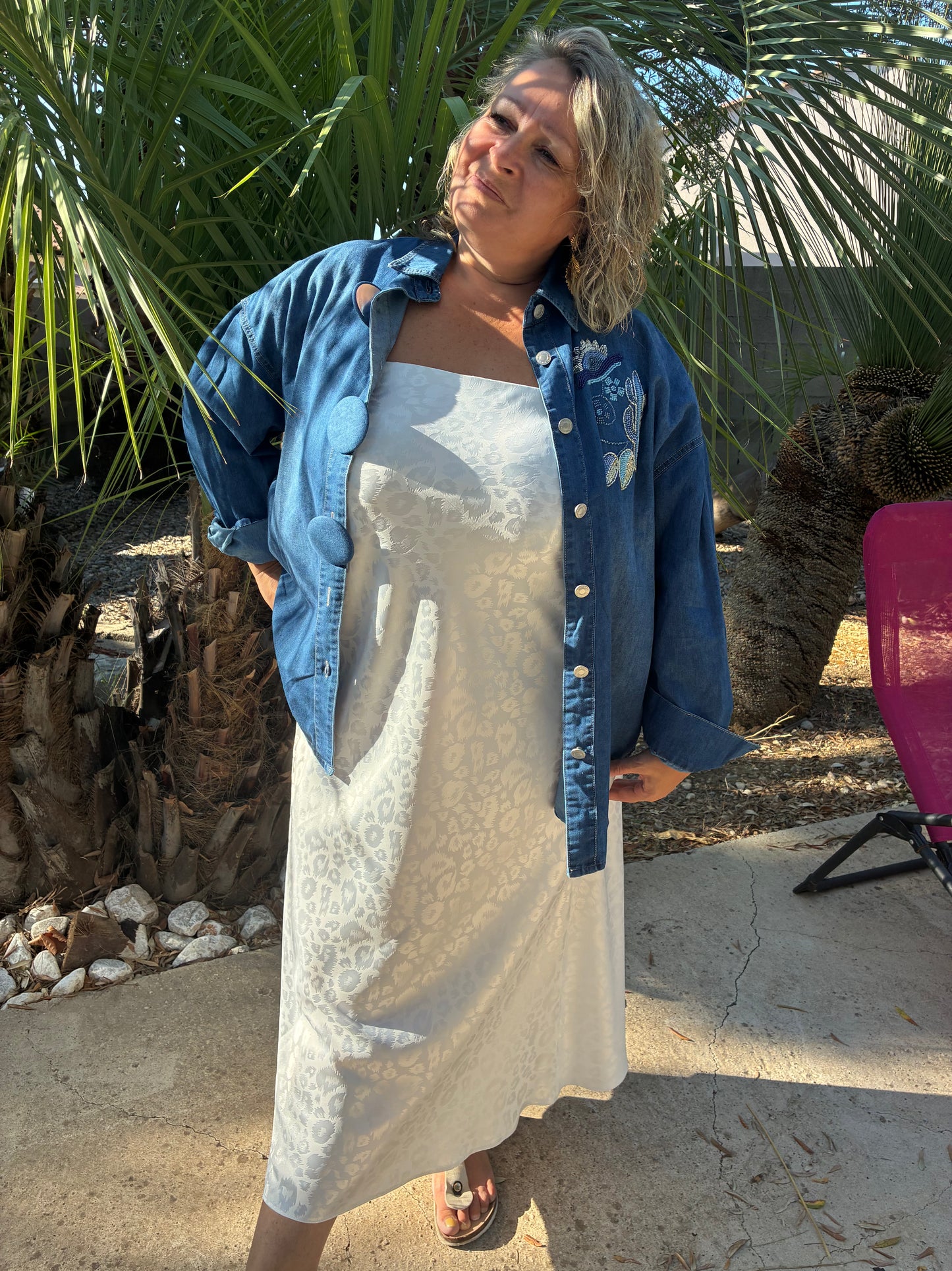 Robe Satinée Leo