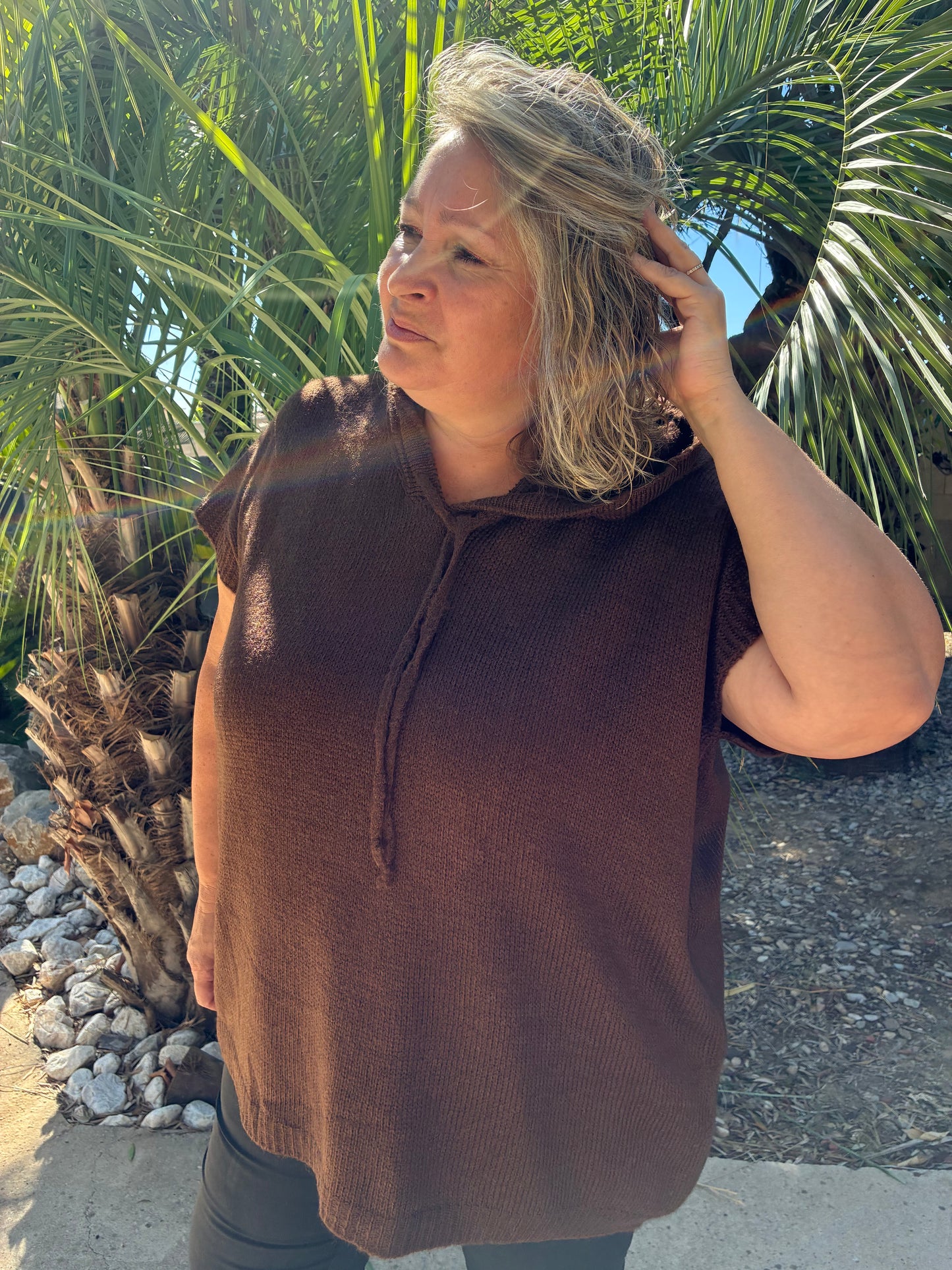 Pull Poncho Capuche