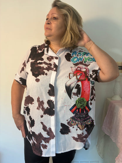 Chemise Flament Rose