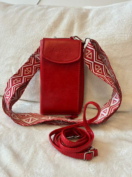 Sac bandoulière range téléphone devant