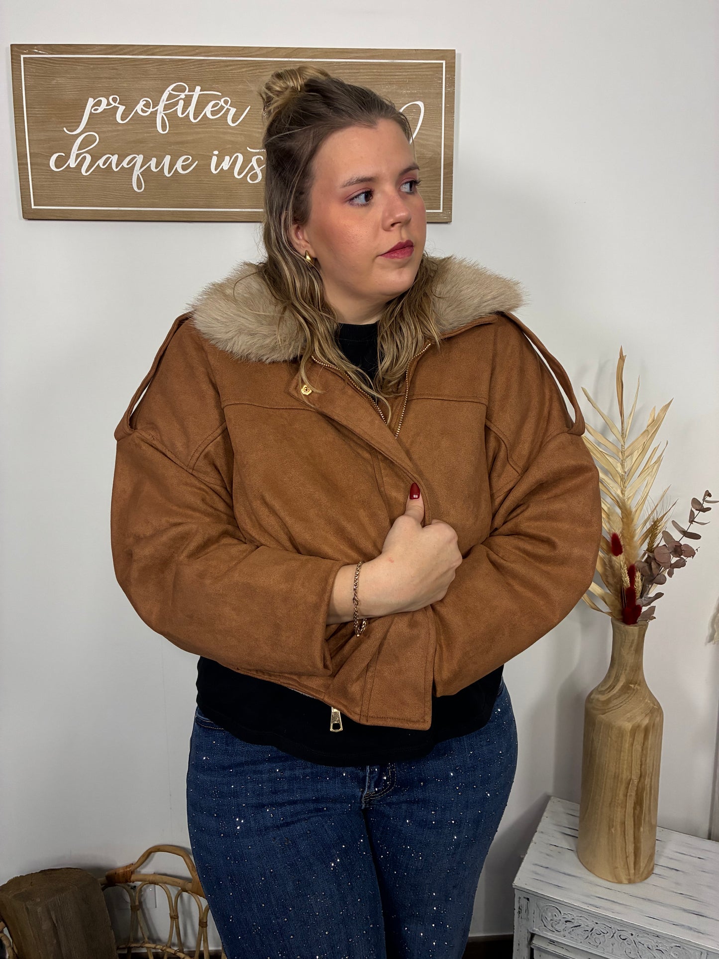 Veste Bomber Fourrure