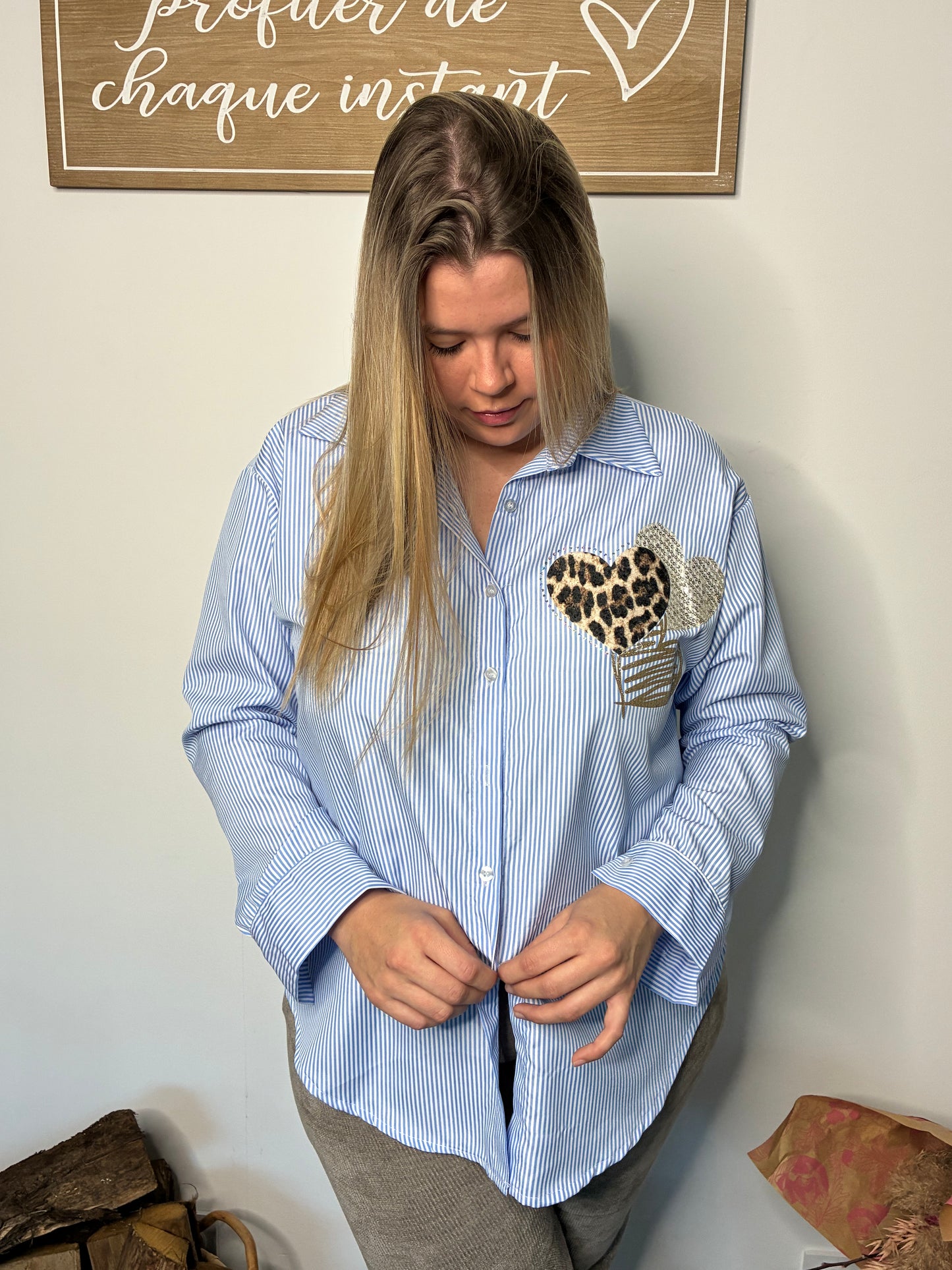 Chemise Cœur Leo
