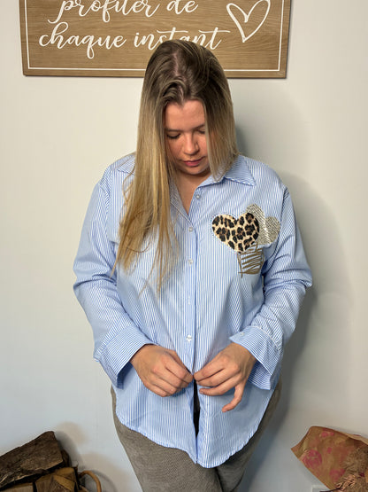 Chemise Cœur Leo