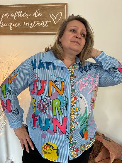 Chemise coloré