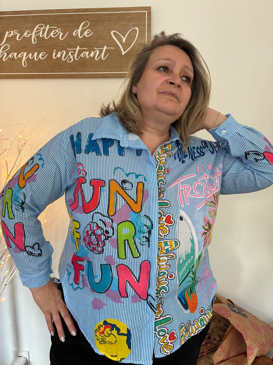 Chemise coloré