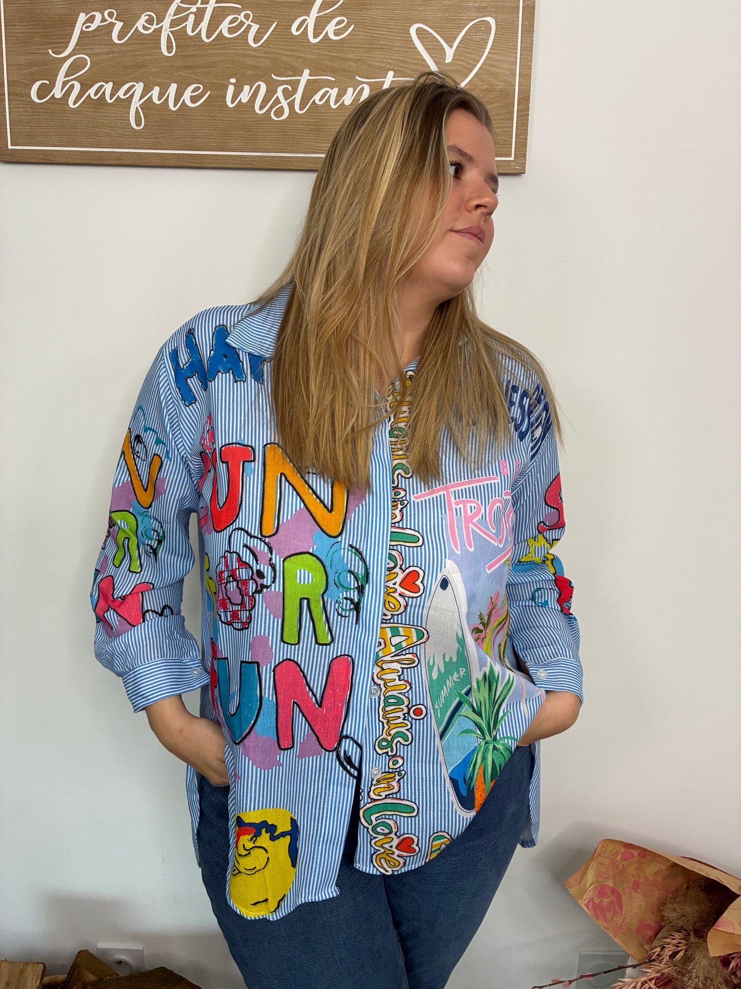 Chemise coloré