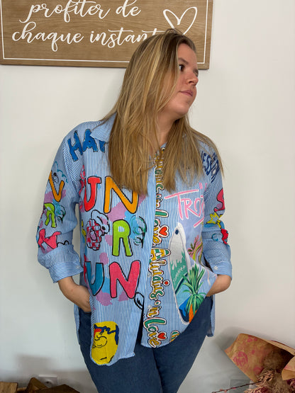 Chemise coloré
