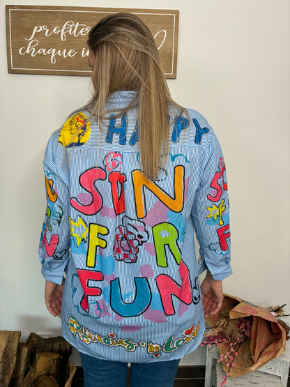 Chemise coloré