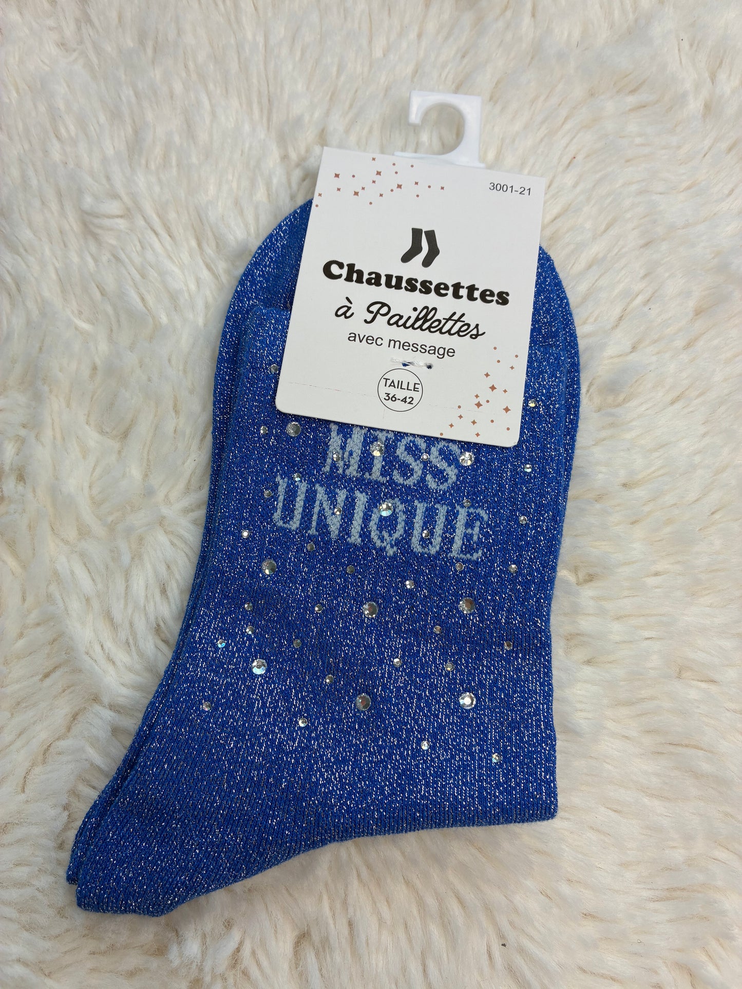 Chaussettes Miss Uniques strassé