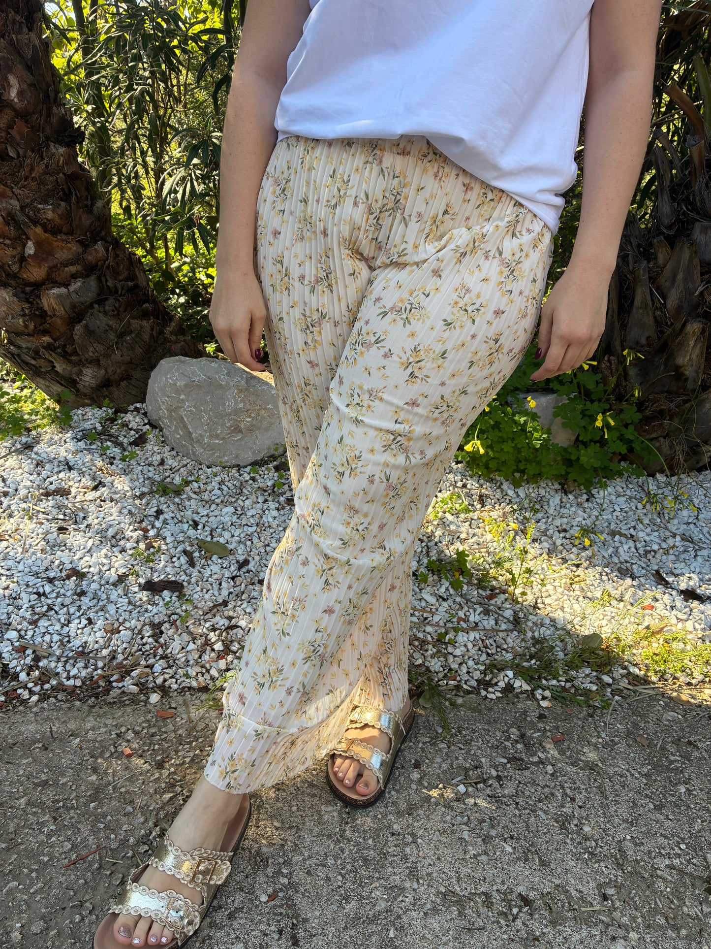 Pantalon Fleuris