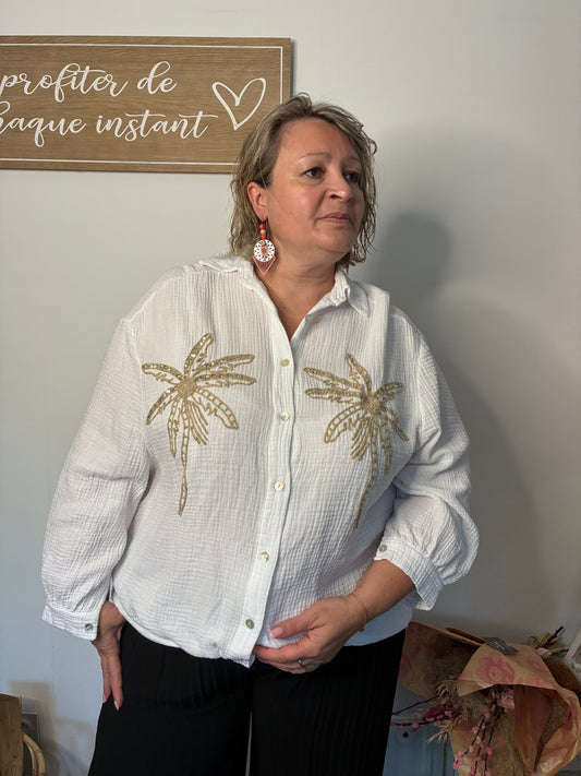 Chemise Palmiers
