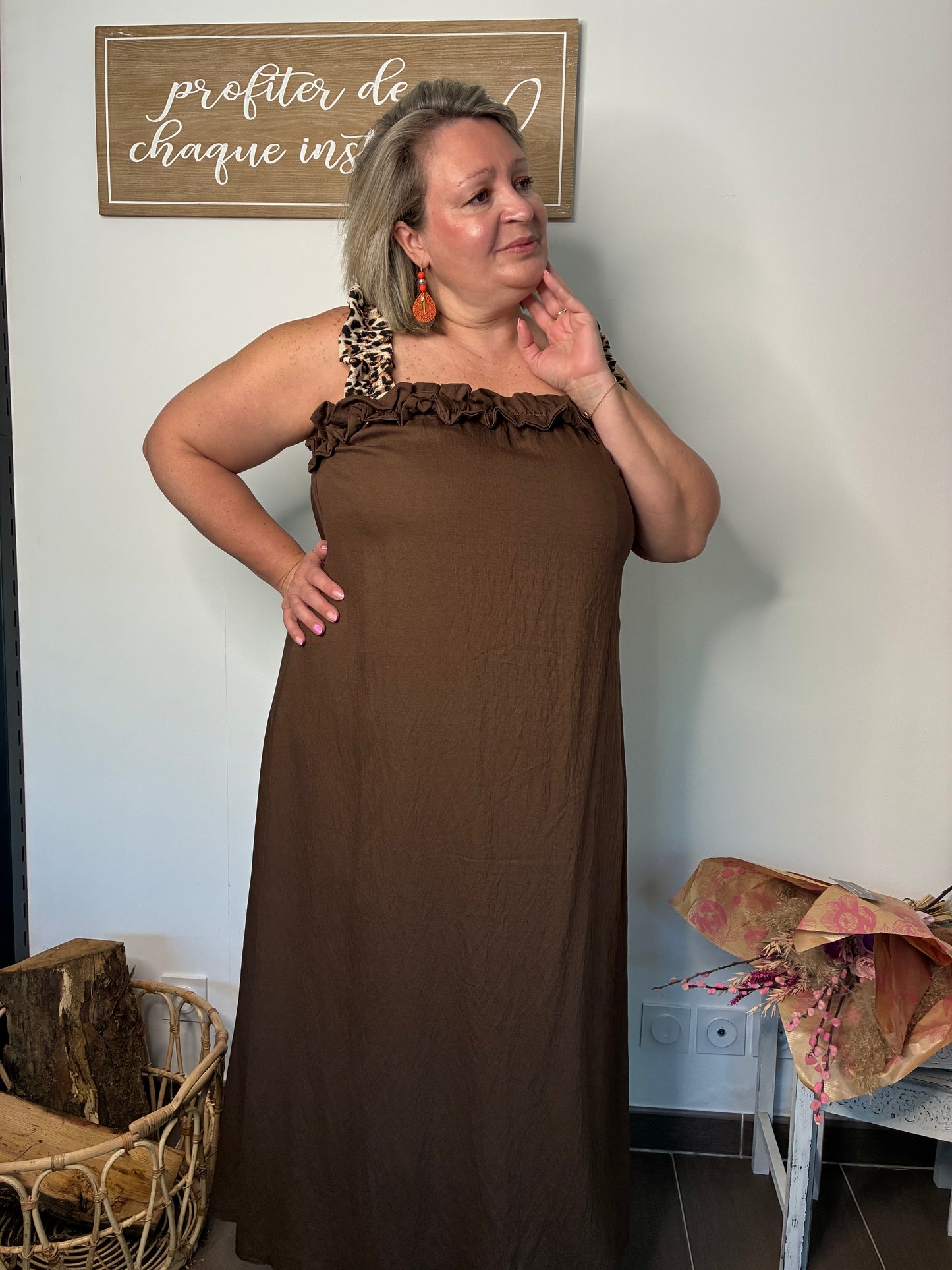 Robe Leopardine
