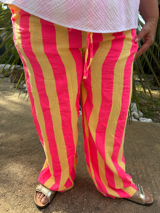 Pantalons Bi-colors